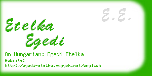 etelka egedi business card